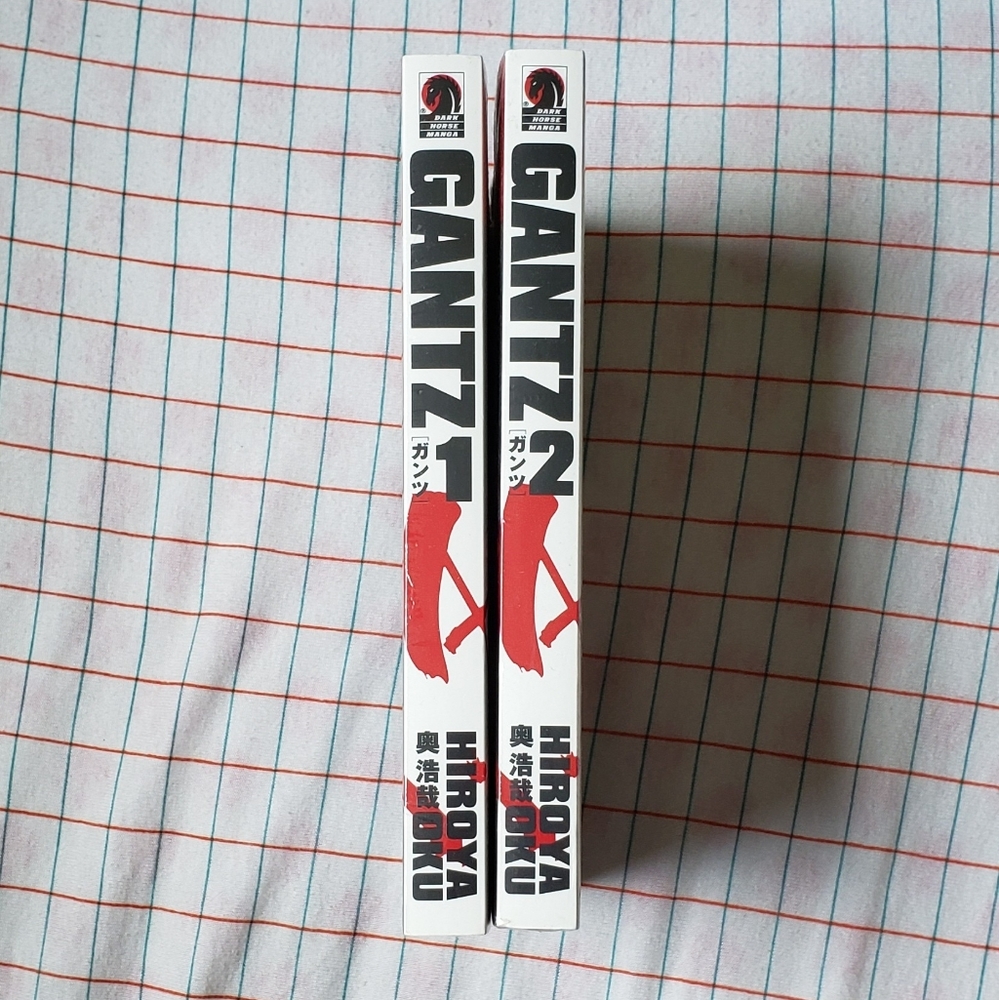 Hiroyuka Oku GANTZ manga vol. 1 & 2